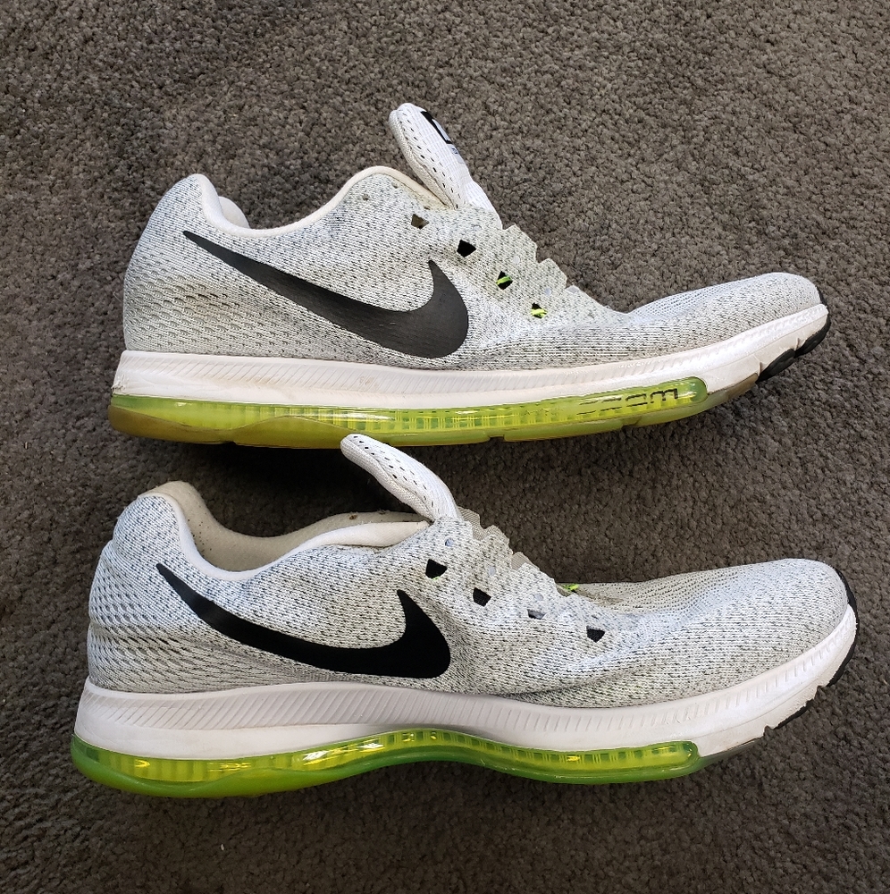 NIKE Gray Reflective Athletic Running Shoes sz13